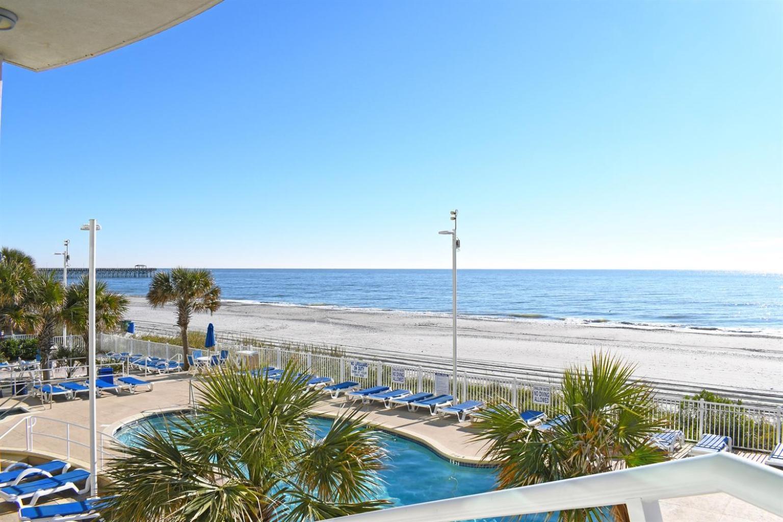 Stunning Ocean Front Views Steps To Boardwalkpier Leilighet Myrtle Beach Eksteriør bilde